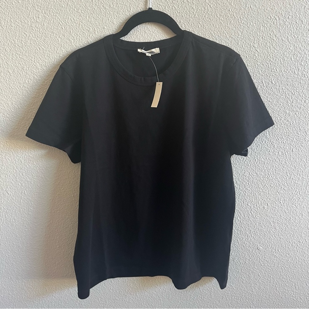 NWT Madewell Black The Perfect Crewneck Tee in Allday Jersey Large - Picture 8 of 8